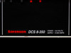 Sorensen DCS 8-350 nameplate label showing 0-8 Volts 0-350 Amps power supply rating