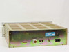 Riber HEED 510 Optical Power Unit — rear panel view showing multi-pin circular deflection connector, focus coil outputs, IEC power inlet, and blue Riber rating label
