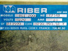 Riber 40I 1000 rating plate showing Model 40I 1000, Serial No. 17542, 220V, 18A, Code 250 103 52 Y, manufactured in Rueil, France