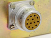 Riber 40I 1000 – close-up of EF 212-AF multi-pin circular rear panel connector dated 93 08