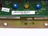 Motorola SLN2684B PCB detail — showing OSC.A Y601 and OSC.B Y602 oscillator sections, AMP ADJ trimmers, barcode label reading SLN7843B, and date code DEC 1994