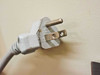 Tomy MRX-151 power plug — standard 3-prong 120V plug with light wear on plug body
