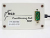 ESA Conditioning Cell 5021 rear panel showing DB-15 connector and P/N 55-0450 S/N 5021-3721 label