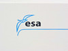 ESA logo close-up on front panel of the 5600A CoulArray Detector cabinet