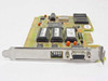 PerfectView V1024 video card – angled bracket view showing 15-pin VGA output connector and DIP switch block