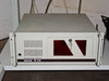 Industrial PC-610 PC-Bus Industrial Computer included with Villa Precision GS-210 scribing system — front view with red window panel and key lock