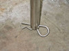 MTS Temposonics LT107501000 rod tip and retaining clip detail showing stainless steel construction