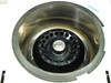 Tomy TMA-11 18-slot rotor inside MCX-151 centrifuge chamber – top-down view showing all 18 vial slots and worn lid seal gasket