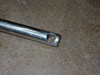 MTS A910410172 stainless steel rod tip showing open float-stop hole at bottom end