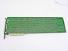 PC Parts Inc 212-00040 8-bit ISA video card – solder side showing clean green PCB trace layout and ISA edge connector