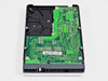 Western Digital AC24300 hard drive – bottom PCB view showing green controller board and IDE connector edge