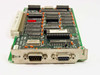 American Liquid Light MAC II/PAL 10001 Rev C card — angled front view showing DIP IC array, crystal oscillator, and dual DB-9 output connectors