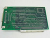 InnoSys 306-009A INSCC serial ISA card — solder side (PCB reverse) with serial number label S/N 55029721 and ISA edge connector
