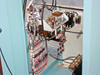 Plasma-Therm HFS 3000D RF Generator – interior lower section with transformer, relay board, terminal strips, and wiring harnesses