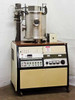 Ion Tech ID-3500 Ion Beam Coater full system view — stainless steel bell jar on cart with control panel showing ID-3500 Ion Beam Drive and Plasma Bridge Neutralizer