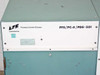 LFE Corporation PFS/PCrE/PDS-501 — close-up of upper front nameplate showing LFE Corporation Process Control Division branding and model number PFS/PCrE/PDS-501 with a data label (serial number area)