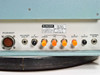 Singer Stoddart NM-37/57 – rear panel closeup with Singer Instrumentation label (serial 0502-08178), programmer connector, recorder/penlift, IF output, linear, video FM, log, X output, Y output, and external scan terminals