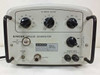 Singer 91263-1 Impulse Field Generator – full front panel view showing dB above 1µV/MC scale, three control knobs, HV Regulator On lamp, Power On/Off toggle, BNC output, Singer nameplate, and Power Input label