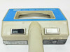 Luxo 0316040 top view showing handle, front panel controls, UL listing label, and rating plate reading 115V 60Hz 0.17A