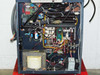 Hitran AT0098-01 transformer interior — right side panel removed showing main transformer core, control PCB, wiring harness, terminal blocks, and internal components