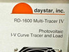 Raydec Photovoltaic I-V Curve Tracer and Load Daystar RD-1600 Multi-Tracer IV