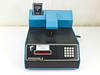 Dynatech Minireader II front panel showing LED display reading BYPASS PRINTER and 16-key numeric keypad with Advanced Applications Module
