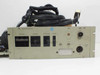 Vacuum pump main power distributor rackmount front panel with circuit breakers for main power, roughing pump, diffusion pump, and controls sections — front view