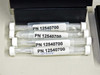 Four P/N 12540700 injector tubes in sealed packaging with date label 3/3/08