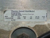 Thermo Jarrell Ash/Baird data plate: Model 14033700, 208V, 30A, 60Hz, Phase 1, Date 8/99, SN 7122