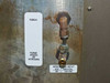 Rear panel torch gas connection showing argon gas input label 414-690 kPa / 60-100 PSI and torch purge valve