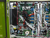 GreenVolts GV-SCP001 – left-side internal detail showing large electrolytic capacitor, PCBs, and wiring harness