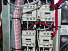 GreenVolts GV-SCP001 – close-up of four Schneider Electric TeSys contactors labeled ECR1, ECR2, WCR1, WCR2
