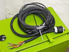 GreenVolts GV-SCP001 – top of unit with coiled MC4 solar input cable harness and twist-lock AC output connector