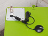GreenVolts GV-SCP001 – GPS antenna plate with BNC connector and GlobalSat BU-353 USB GPS receiver puck