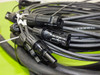 GreenVolts GV-SCP001 – coiled MC4 solar input cable set showing multiple MC4 connectors with STOP labels