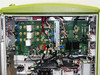 GreenVolts GV-SCP001 inverter interior – upper section with multiple green control and inverter PCBs and wiring harnesses