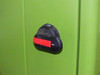 GreenVolts GV-SCP001 inverter – exterior main rotary ON/OFF disconnect switch with red lockout tape