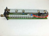 Spectra-Physics 2210 laser power supply — top-side view showing full board length with power transistor array and wiring