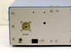 MCS MTN500 rear panel left side close-up showing RF OUT coax connector and GND terminal with black connector block