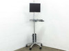 Global Industrial 607300 Mobile LCD Computer Workstation w/Dell 19" Monitor