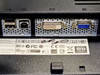 HP L1940T monitor rear port panel — showing two USB Type-A ports, USB Type-B upstream port, DVI-D input, and VGA (HD-15) input