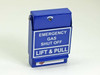 RGS Lift and Pull Emergency Gas Shut Off Station - Blue RMS-2T-LP