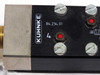 Kuhnke 84.234.01 Series 84 solenoid valve – close-up of black valve body showing model number 84.234.01 label and port 4 indicator