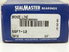 SealMaster SSFT-12 bearing box label showing Bronze Line, model SSFT-12, 3/4 inch bore, barcode 662461005903, Morse Industrial Corporation