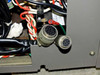 Seiko SFT7000 internal rear cable area — large multi-pin circular military-style connectors visible