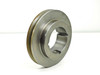 Dodge 118340 single-groove V-belt sheave three-quarter angle view showing set screw hole