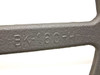 Dodge BK160H model number cast into spoke — embossed marking reading BK160H on cast iron surface