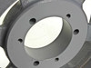 Browning 3B86SK sheave — hub face showing unfinished SK taper-bushing bore and balancing holes