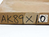 Original Browning cardboard box for AK89X1 sheave showing handwritten model number and date sticker