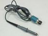 Tektronix P6009 passive probe with probe tip attached and cable extended, showing full length and teal grip body